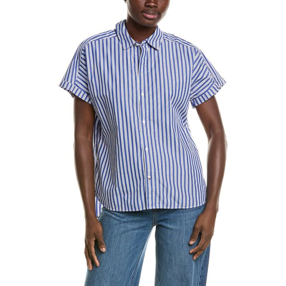 Amo Denim Womens Amo Gael Shirt, Blue
